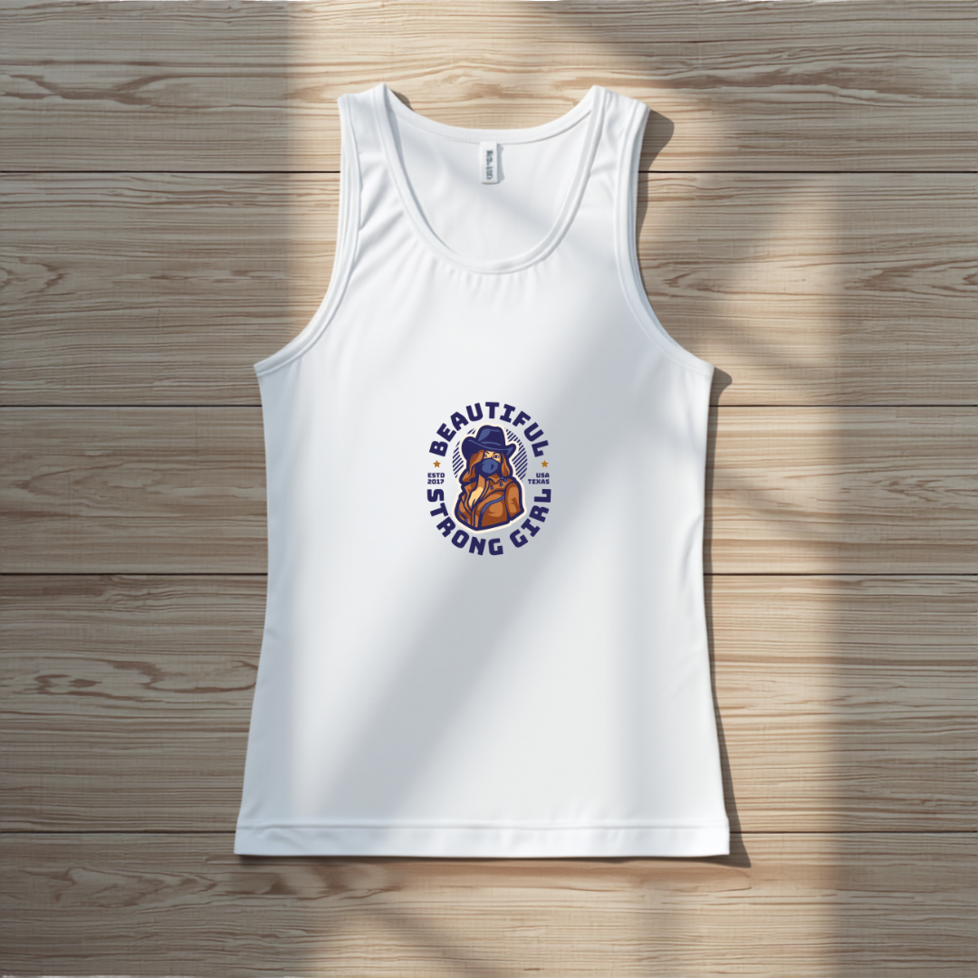 Strong girl Crop Tank Top